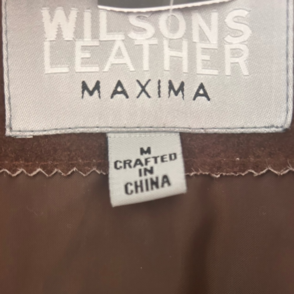 🤎 VINTAGE Wilsons Leather Maxima Suede Penny Lane Coat 🤎 - Picture 3 of 4